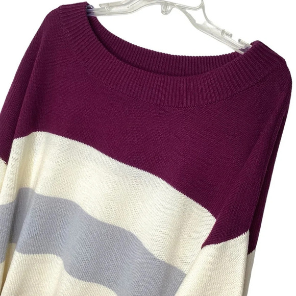 Lucky Sweater Women Sz XX L Red Cream NWT - Picture 5 of 10